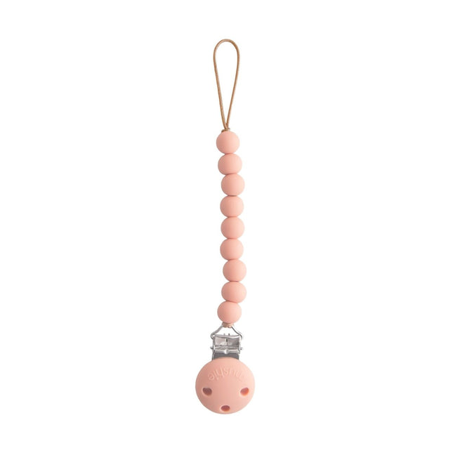 MUSHIE PACIFIER CLIP HERA - Powder Pink - Babywinkel - 840355802702