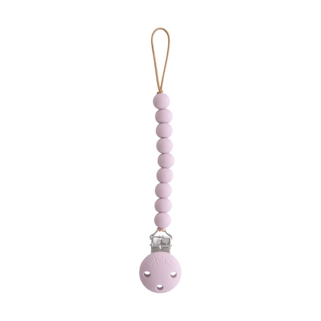 Mushie Pacifier Clips Hera Soft Lilac - Babywinkel - 840355802689