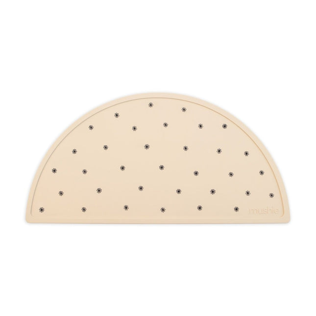 Mushie Placemat Black Daisy - Mushie - Babywinkel - 810052468433
