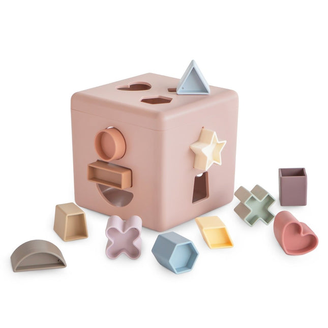 MUSHIE - SHAPE SORTING BOX - Petal - Babywinkel - 840355803938