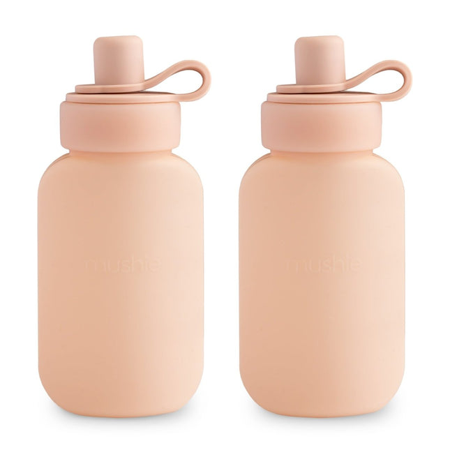 Mushie Silicone Puree Pouch 2 - Pack Blush - Babywinkel - 840355802207