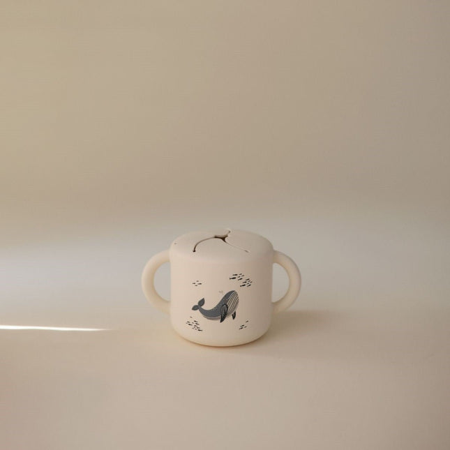 MUSHIE - SNACK CUP - Whales (NEW) - Mushie - Babywinkel - 840355801514