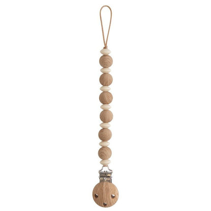 Mushie Speenkoord Luna Faux Wood - Mushie - Babywinkel - 810052468211
