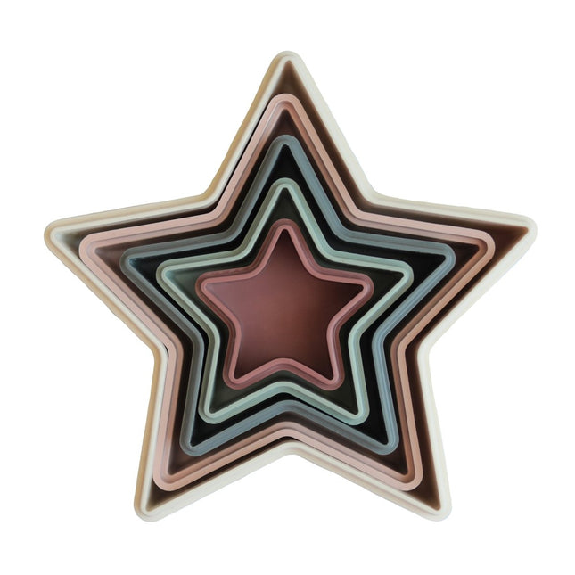 Mushie Stapeltoren Sterren - Mushie - Babywinkel - 810052462356