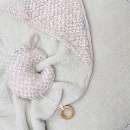 Muziekdoosje maan Happiness oud roze - Babywinkel - 8721052102857
