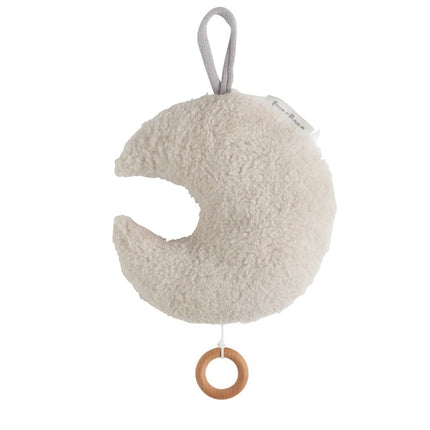 Muziekdoosje maan Happiness urban taupe - Babywinkel - 8721052102840