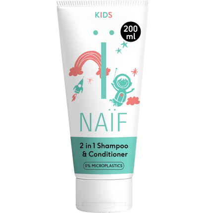 Naif 2 In 1 Shampoo Voor Kids 200ml - Naif - Babywinkel - 8720254710969