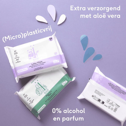 Naif Billendoekjes Lotion Voor Baby en Kids 54St - Naif - Babywinkel - 8720938341052