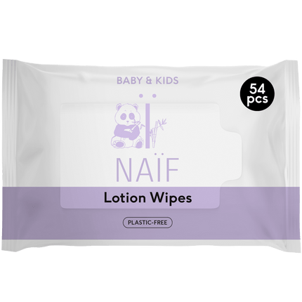 Naif Billendoekjes Lotion Voor Baby en Kids 54St - Naif - Babywinkel - 8720938341052