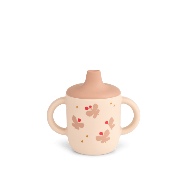 Neil Sippy Cup Butterfly/ Apple Blossom koop je bij Babywinkel