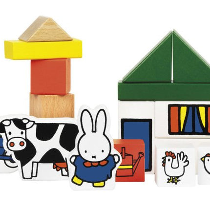 Nijntje Houten Blokken Boederij - Babywinkel - 8716473334109