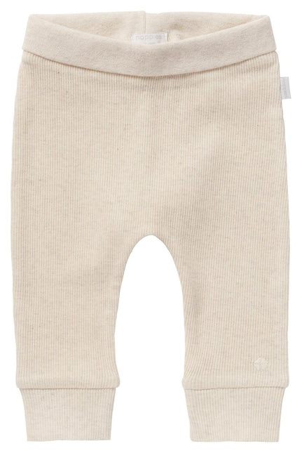 Noppies Baby Broekje Rib Naura Oatmeal Melange - Noppies - Babywinkel - 8719788541941