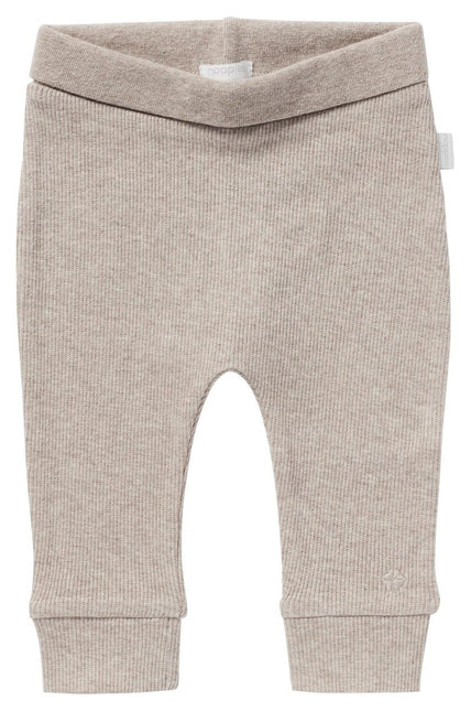 Noppies Baby Broekje Rib Naura Taupe Melange - Noppies - Babywinkel - 8719788542009