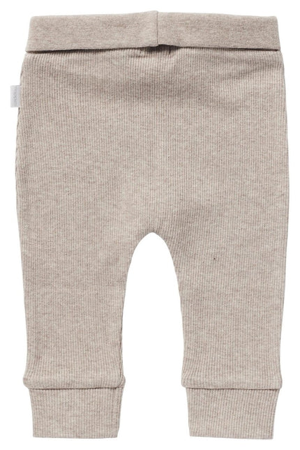 Noppies Baby Broekje Rib Naura Taupe Melange - Noppies - Babywinkel - 8719788542009