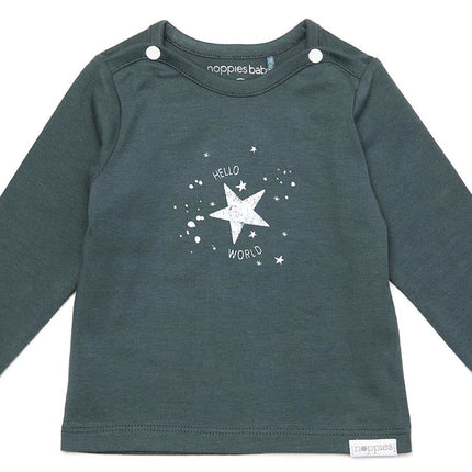 Noppies Baby Shirt Dark Slate - Noppies - Babywinkel - 8719788387266