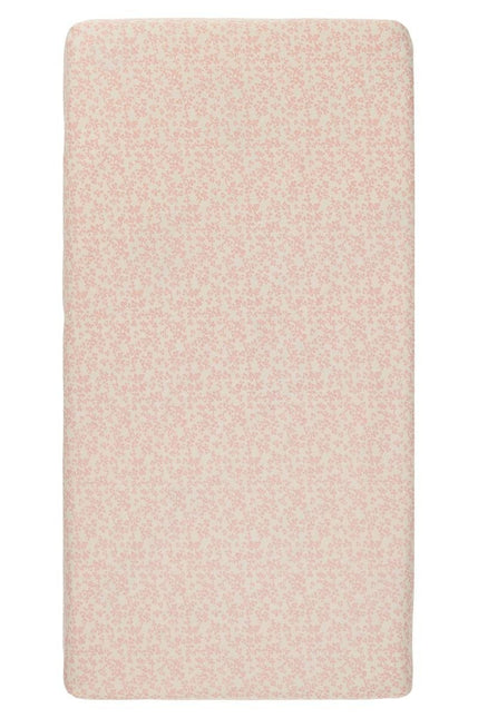 Noppies Hoeslaken Botanisch Popeline Voor Wieg Misty Rose 40x80cm - Noppies - Babywinkel - 8719788633509