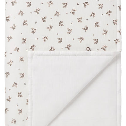 Noppies Wiegdeken Clover Mousseline Omkeerbaar Jet Stream 75x100cm - Noppies - Babywinkel - 8719788633189