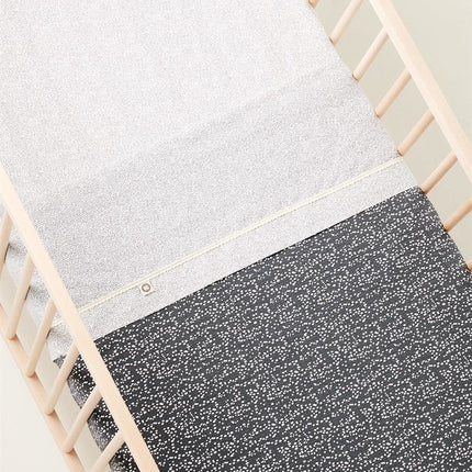 Noppies Wieglaken Tiny Dot Popeline 2 - Weg Jet Stream - Noppies - Babywinkel - 8719788633455