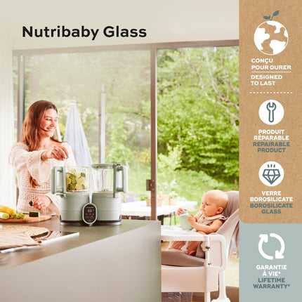 "Nutribaby Glass CELADON GREEN " - Babywinkel - 3661276187887