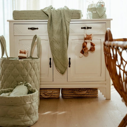 Opbergmand groot - Pure Sage - Babywinkel - 8721122584279