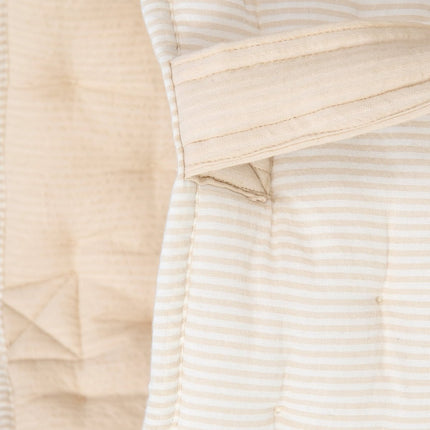 Opbergmand groot - Pure Soft Beige Stripe - Babywinkel - 8721122584460