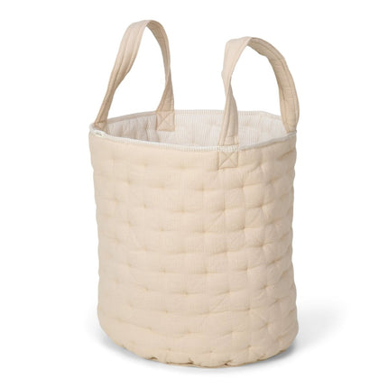Opbergmand groot - Pure Soft Beige Stripe - Babywinkel - 8721122584460