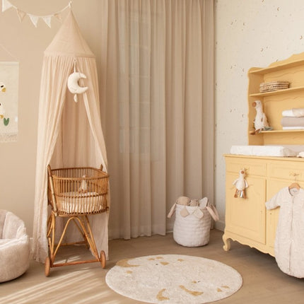 Opbergmand groot - Pure Soft Beige Stripe - Babywinkel - 8721122584460