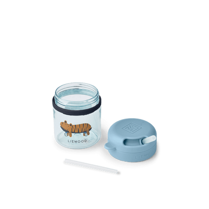 Pavia Tritan - beker met rietje 280 ml Fun / Beach blue koop je bij Babywinkel