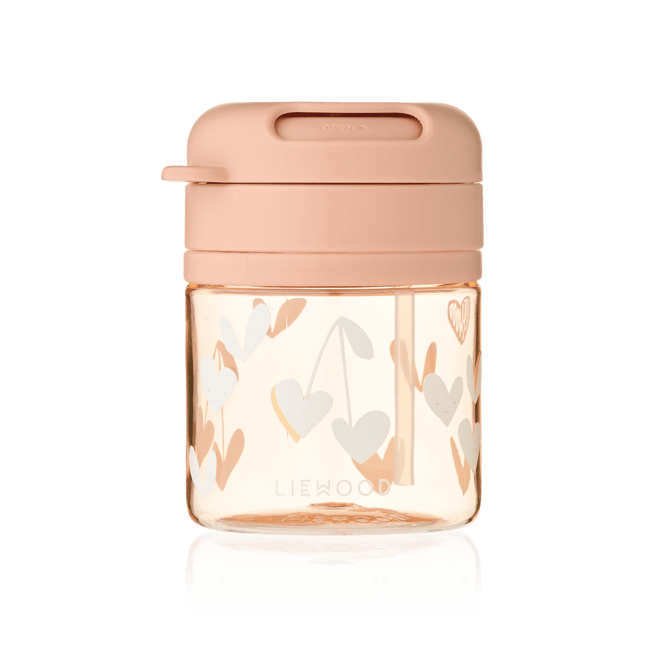 Pavia Tritan - beker met rietje 280 ml Sweethearts / Pale tuscany koop je bij Babywinkel