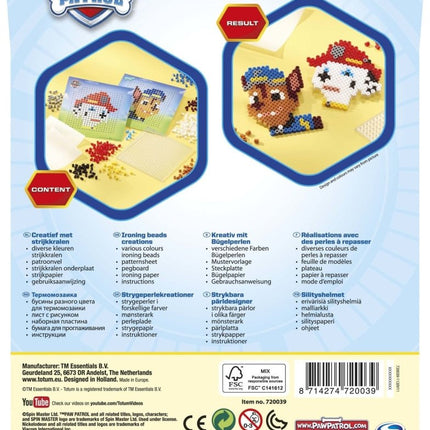 Paw Patrol Strijkkralen - Babywinkel - 8714274720039