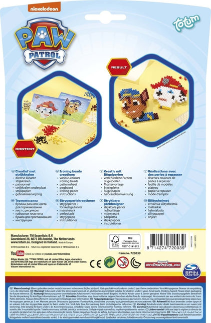 Paw Patrol Strijkkralen - Babywinkel - 8714274720039