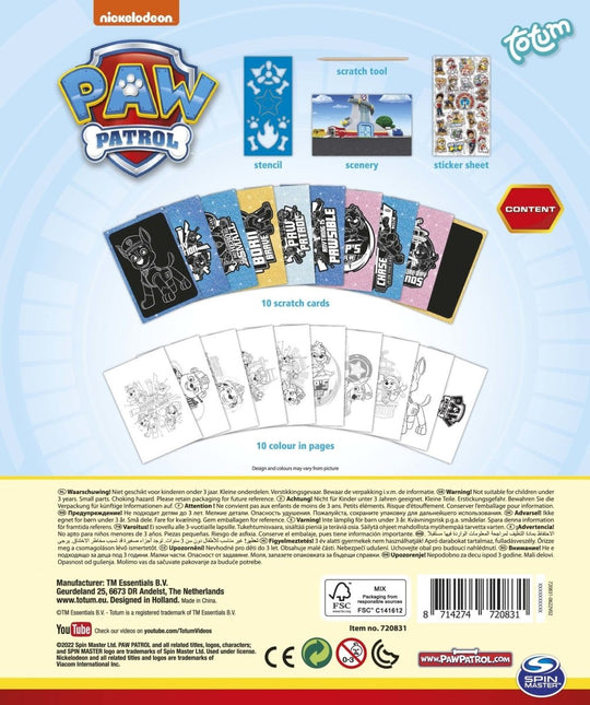 Paw Patrol Tekenboek - Babywinkel - 8714274720831