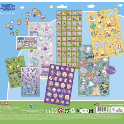 Peppa Pig Stickerset Groot - Babywinkel - 8714274360167