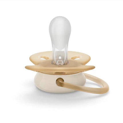 Philips Avent Fopspeen +0 Maanden Soft Beige/ Licht Groen - Philips Avent - Babywinkel - 8720689012768