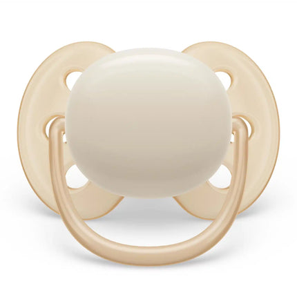Philips Avent Fopspeen +0 Maanden Soft Beige/ Licht Groen - Philips Avent - Babywinkel - 8720689012768