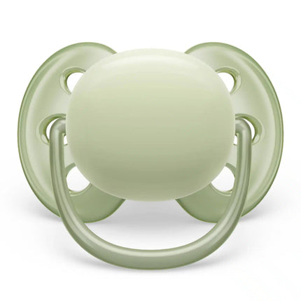 Philips Avent Fopspeen +0 Maanden Soft Beige/ Licht Groen - Philips Avent - Babywinkel - 8720689012768