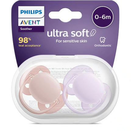 Philips Avent Fopspeen +0 Maanden Soft Mix - Philips Avent - Babywinkel - 8720689012782