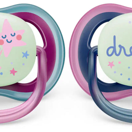 Philips Avent Fopspeen +6 Maanden Air Night Ster/Droom - Philips Avent - Babywinkel - 8720689012980