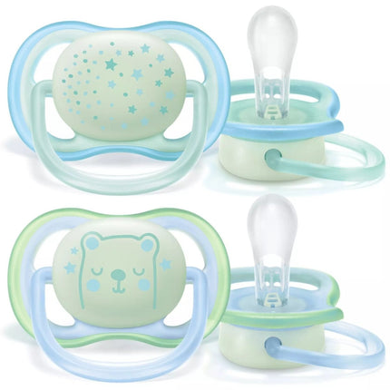 Philips Avent Fopspeen Air Night Mix +0Mnd 2st - Philips Avent - Babywinkel - 8710103900771