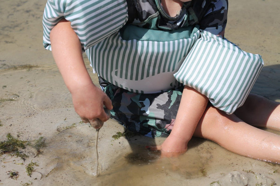 Puddle jumper Dino green - Babywinkel - 8714218729715