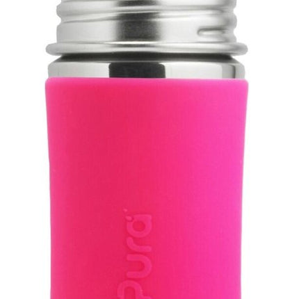 Pura Babyfles Rvs 325Ml Set Roze 4 delig - Pura - Babywinkel - 853766006225