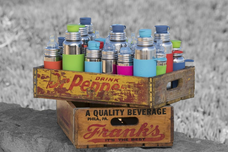 Pura Babyfles Tuitspeen 325Ml Set Grijs 4 delig - Pura - Babywinkel - 858312007336