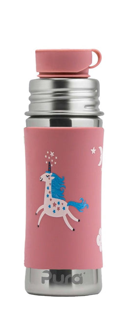 Pura Drinkfles Rose/Unicorn 325Ml Rvs - Pura - Babywinkel - 850038571238