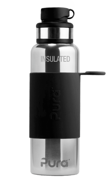 Pura Drinkfles Zwart 650ml koop je bij Babywinkel