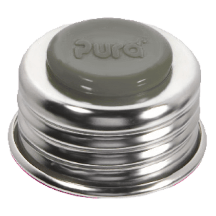 Pura Flessendop Universal Lid Schroefdop+Afsluitdisk Grijs - Pura - Babywinkel - 850038571030