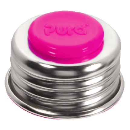 Pura Flessendop Universal Lid Schroefdop+Afsluitdisk Pink - Pura - Babywinkel - 850038571047