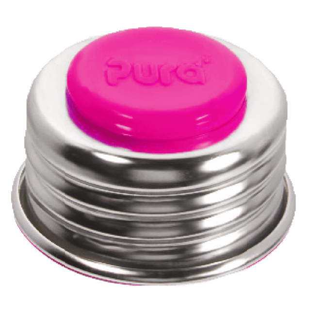 Pura Flessendop Universal Lid Schroefdop+Afsluitdisk Pink - Pura - Babywinkel - 850038571047