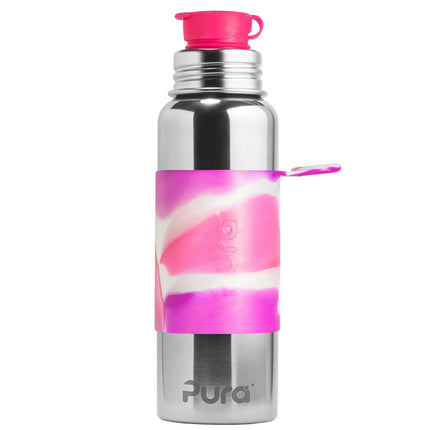 Pura Butelka na wodę Swirl Pink 850 ml
