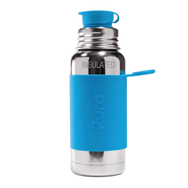 Pura Thermosfles Rvs 475Ml Set Aqua 3 delig - Pura - Babywinkel - 858312007169