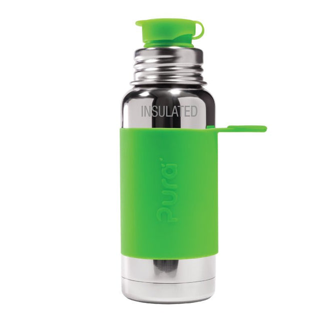 Pura Thermosfles Rvs 475Ml Set Groen 3 delig - Pura - Babywinkel - 858312007183